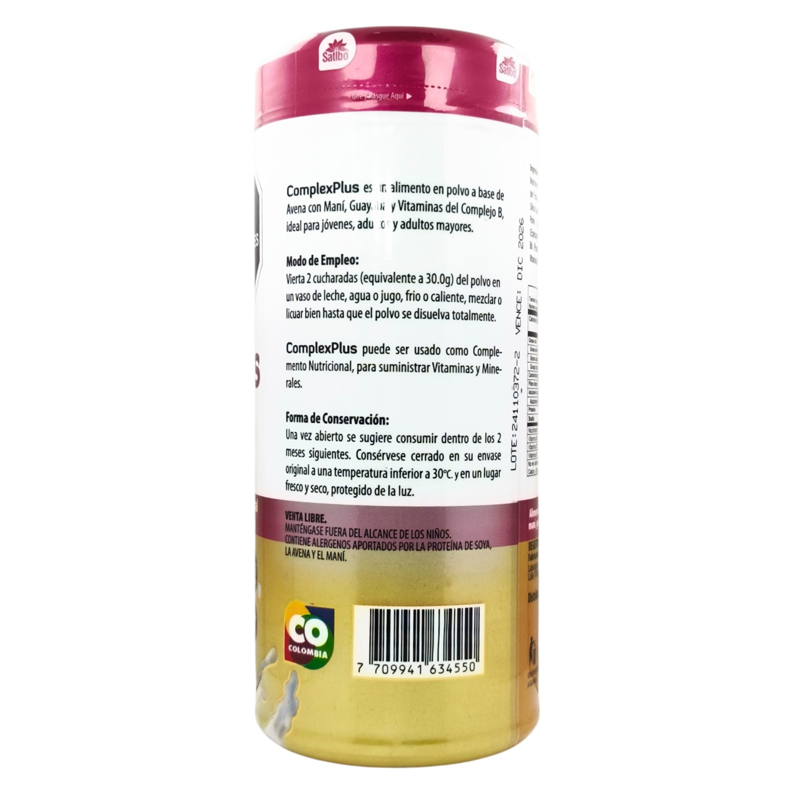 Miniatura 2 de 700GR DE MULTIVITAMÍNICO COMPLEXPLUS